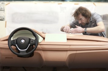 BMW X6 Interior Clay Model