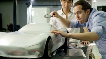 Mercedes-Benz AMG Vision Gran Turismo Concept Tape on clay model
