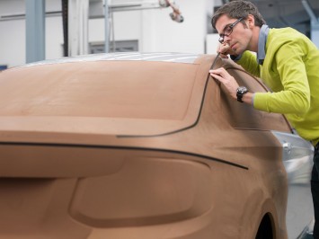 BMW 2 Series Coupe - Tape on Clay Model