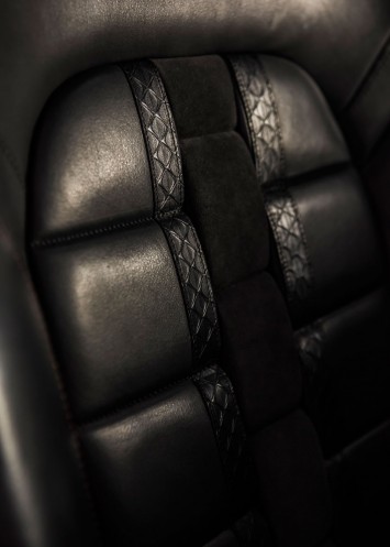 Citroen DS 5LS R Concept Interior - Leather seat detail