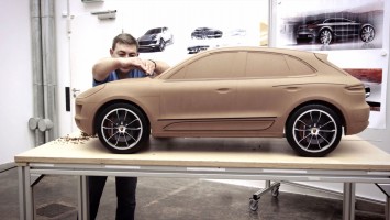 Porsche Macan - Clay modeling