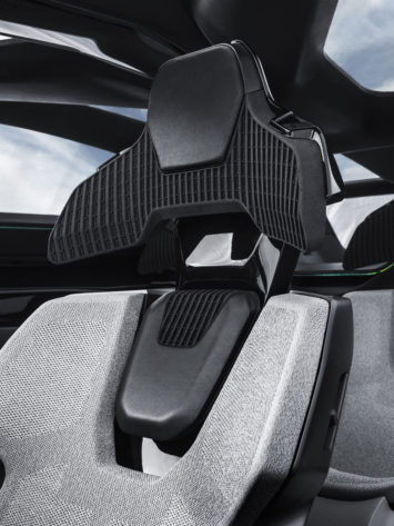 Peugeot Instinct Concept Interior detail seat design