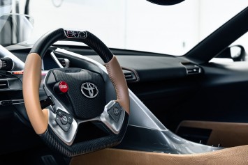 Toyota FT-1 Graphite Concept Interior - Steering Wheel