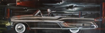 1951 Cadillac Convertible Concept Car Illustration by Carl Renner