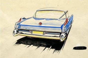 1957 Mercury - Design Sketch by Robert Malasky