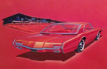 1963 Ford Concept - Design Sketch Illustration by Rodell Smith