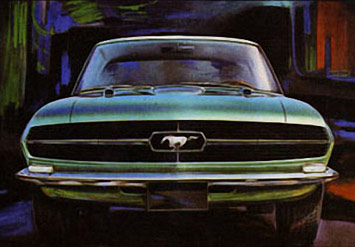 1965 Bertone Mustang Giugiaro Sketch