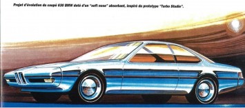 1973 BMW Turbo Prototype - Design Sketch Study