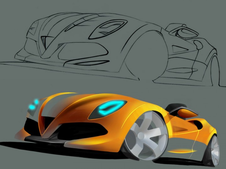 Alfa Romeo Concept Sketch Tutorial
