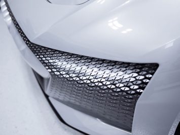 Audi Aicon Concept Headlight textured pattern detail