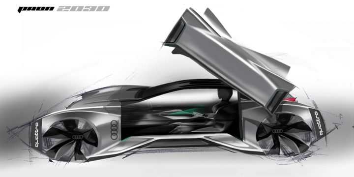 Audi Paon 2030 Concept by Lucia Lee Design Sketch
