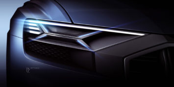 Audi Q8 Concept Design Sketch Render Headlight
