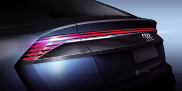 Audi Q8 Concept Design Sketch Tail lights