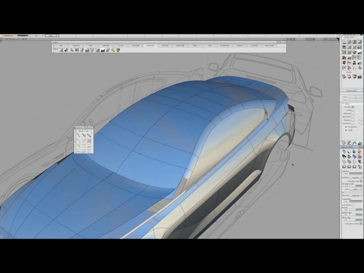 BMW 3D modeling Autodesk Alias tutorial update