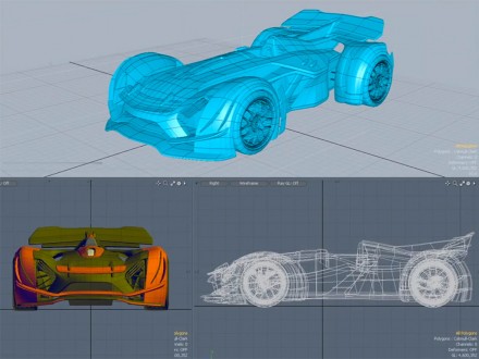 Automotive Concept Modeling in MODO