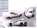 Automotive Sketch in SketchBook Pro