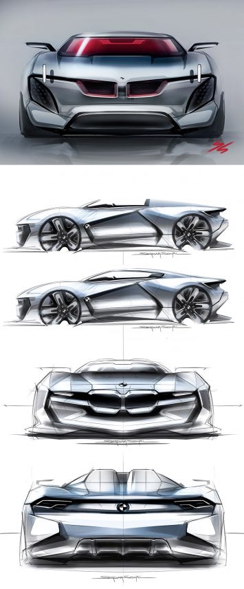 BMW Concept Design Sketches by Serdar Soyal