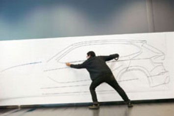 BMW X1 Concept Tape Drawing