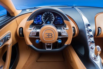 Bugatti Chiron interior - Steering wheel