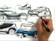Sketching car design ideas