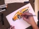 Car sketching with markers