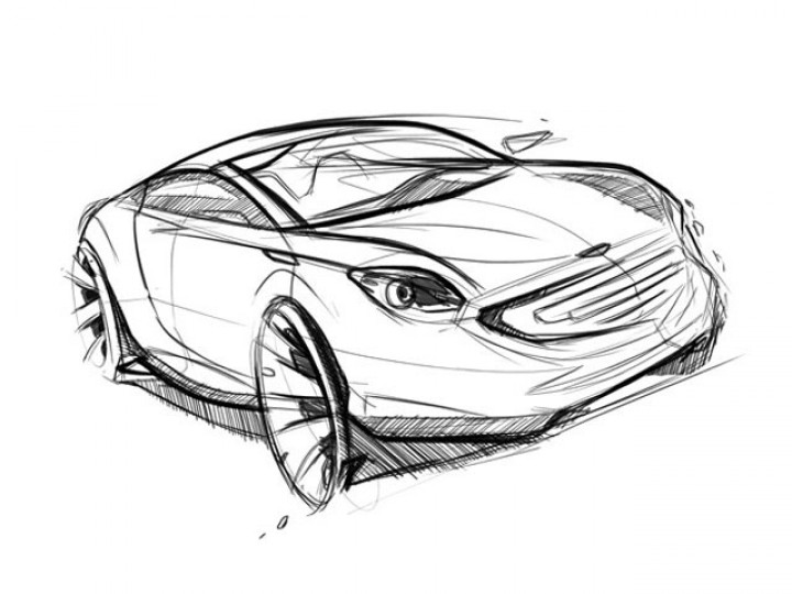 Car sketch in Photoshop – Part 1