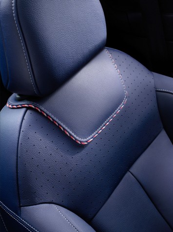 Citroen DS 3 Ines de La Fressange Paris Concept Interior - Seat leather detail