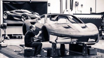 Ferrari J50 Design Process Clay Modeling