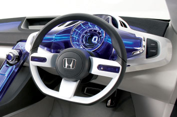 Honda CR Z Concept interior detail