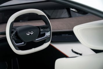 Infiniti Q Inspiration Concept Interior Detail Steering Wheel