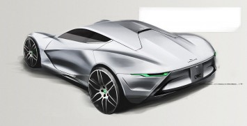 Jaguar Concept Design Sketch by Erik Saetre