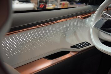 Kia Niro EV Concept Interior Detail Door Panel