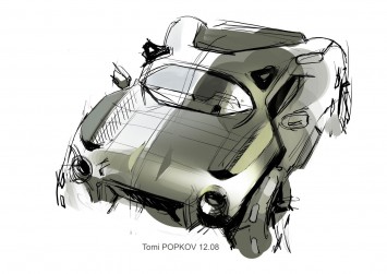 Lada Niva Concept Sketch by Tomi Popkov