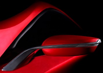 Lexus LF-LC Concept - side mirror detail
