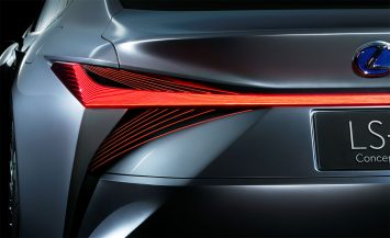 Lexus LS Concept Tail Light design