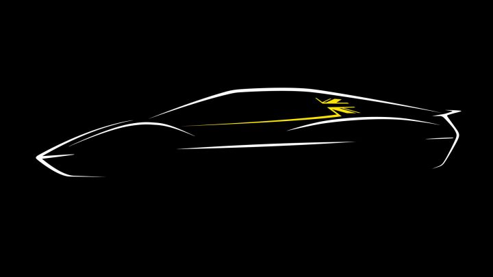 Lotus BritishVolt EV Sportscar Sketch Preview