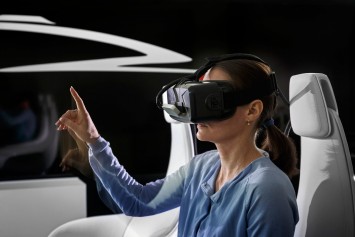 Mercedes-Benz autonomous Concept Car Interior - Virtual 360 degrees experience - TecDay Autonomous Mobility Sunnyvale 2014