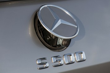 Mercedes-Benz S-Class Coupe - Badge and rear camera detail