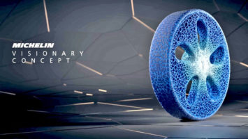 Michelin airless 3D printed Vision tire concept