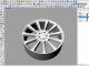 NURBS modeling a Maybach wheel