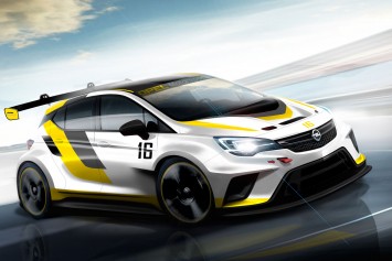 Opel New Astra for the Racetrack - Design Sketch Render