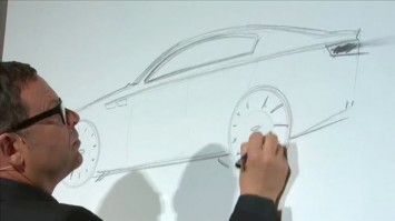 Peter Schreyer sketching the Kia K9