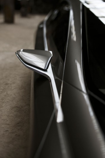 Peugeot HX1 Concept Side Mirror detail