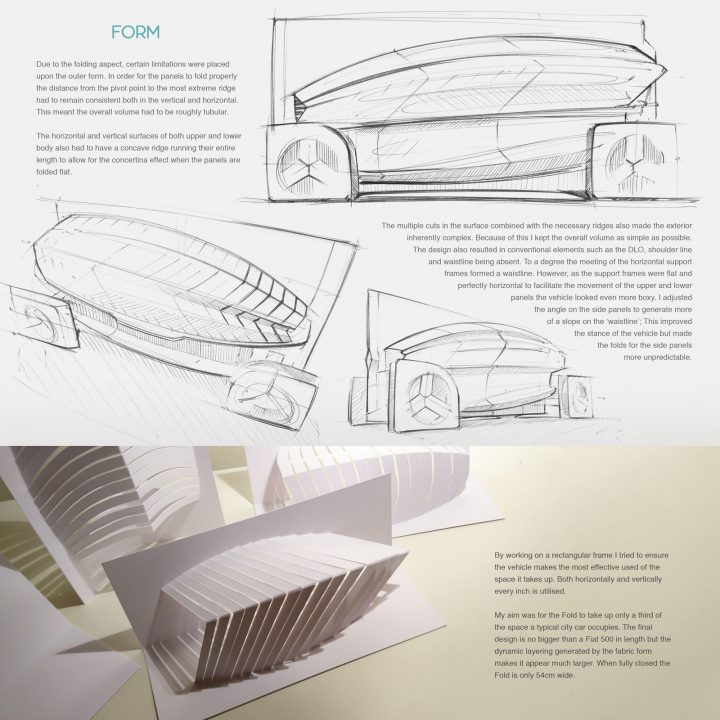 Renault Fold Concept Design Board