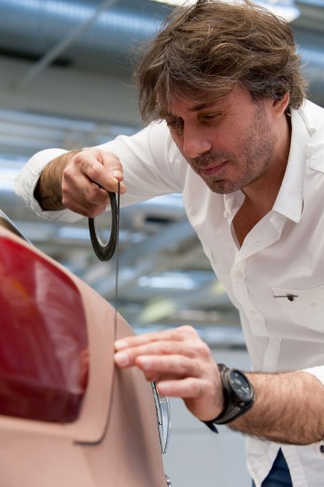 Renault KWID Design Process Serge Cosenza Tape on Clay Model