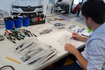 Renault Talisman Design Sketching