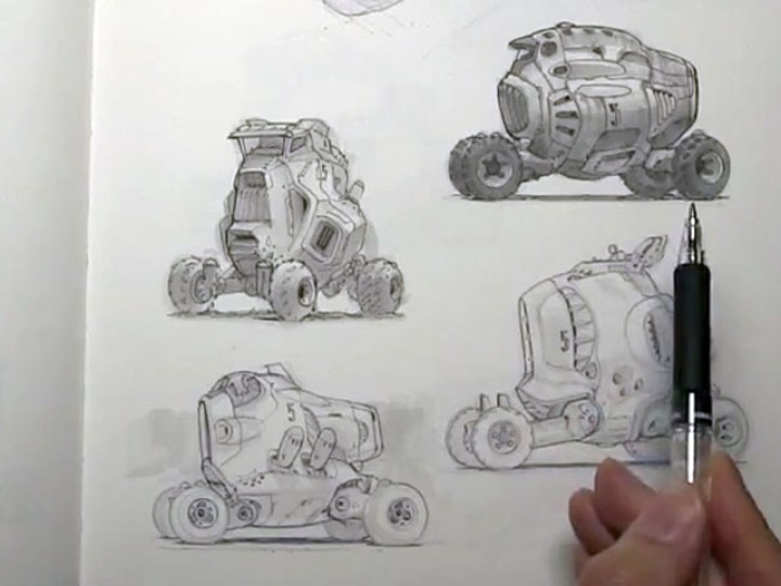 Sketchbook tour with Scott Robertson and Neville Page