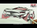 SUV Concept Car Design Sketching Demo