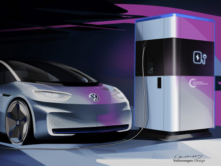 Volkswagen previews design of mobile charging station