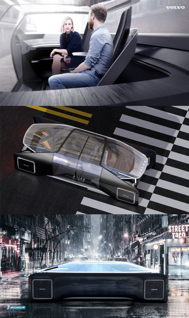 Volvo Intersection Concept Design Board